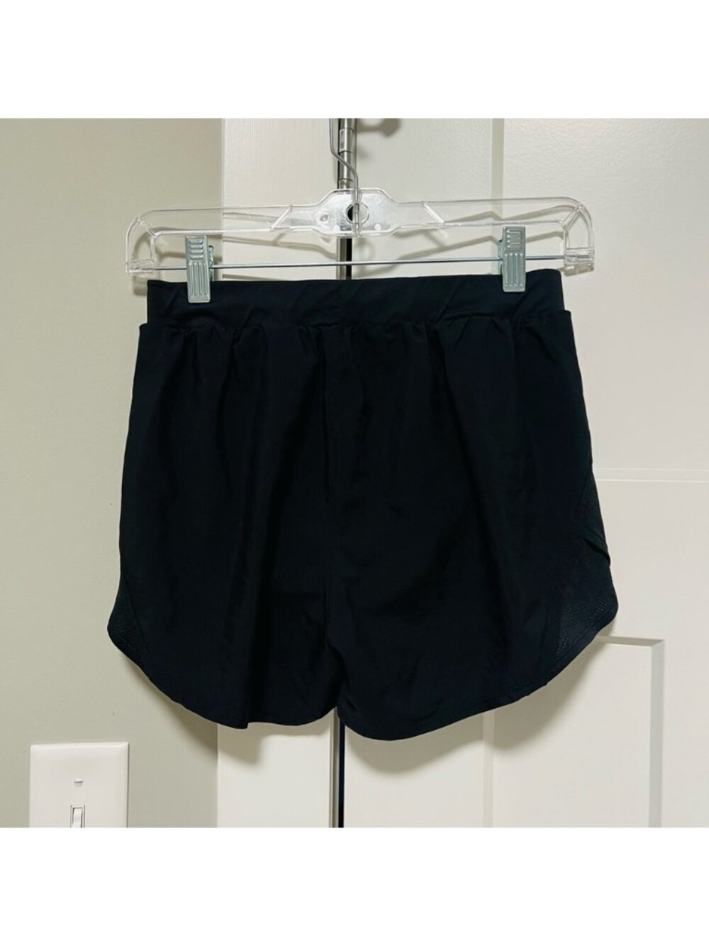 Women's Athletic Black Shorts - Picture 2 of 2